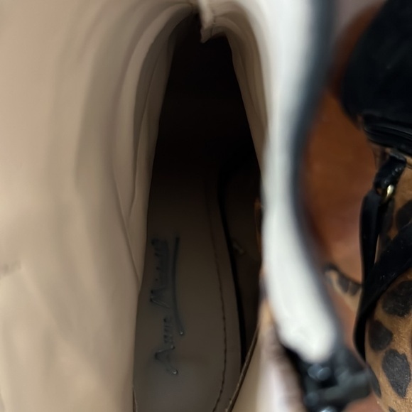 Anne Michelle Animal Print Cheetah Platform Stiletto Heels Size 8 - Picture 10 of 10